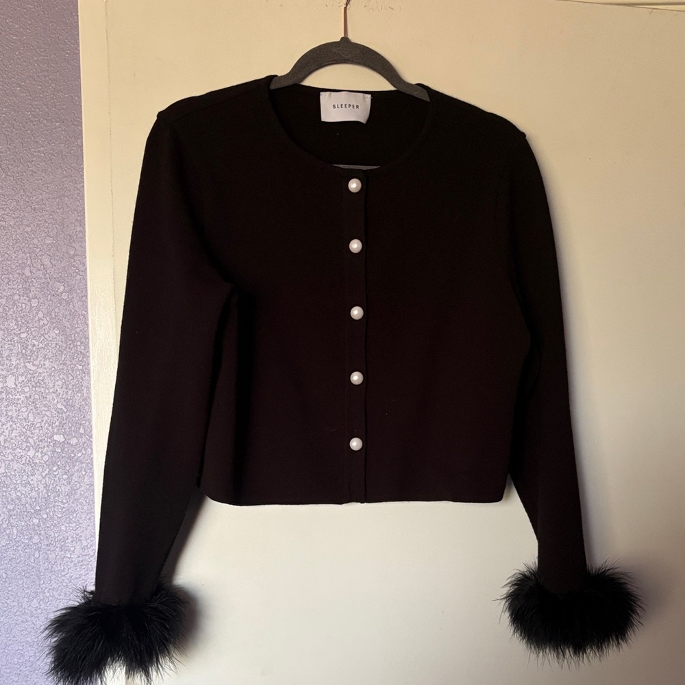 Sleeper Black cardigan